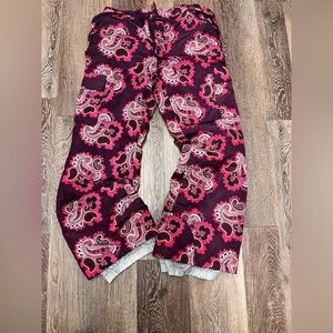 SNOZU Paisley Print Ski Snowboard Pants